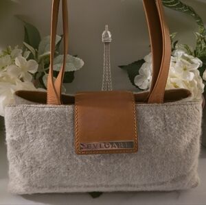 Bvlgari Tan and Gray Women's Bag